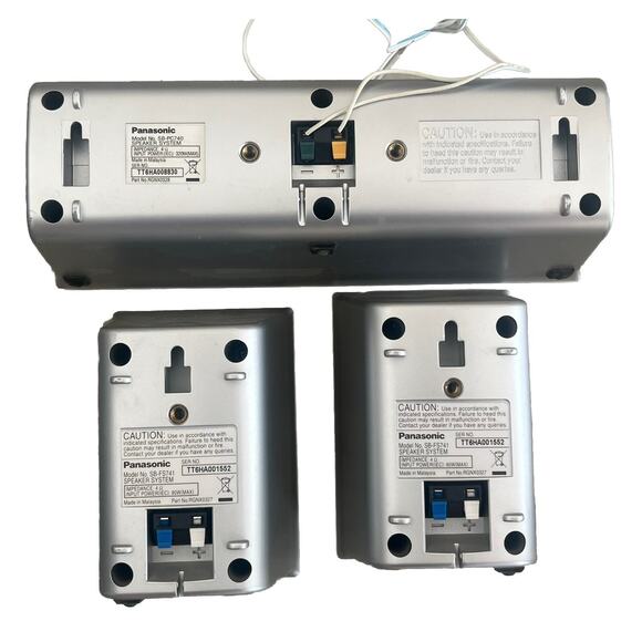 Panasonic SB-PC740 Center Speaker & 2 SB-FS741 Front Speakers Surround Theater - Picture 2 of 4